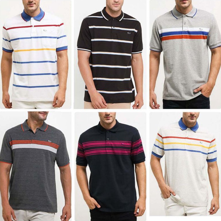 SQ44KP96 KAOS KERAH PRIA DEWASA|KAOS KERAH WALRUS ORIGINAL ☈Hot Sale