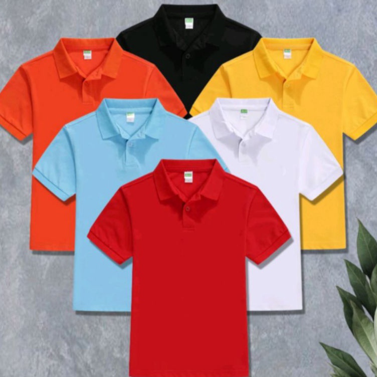 Pro SellerZ5l5K kaos polo anak/kaos kerah anak laki laki/perempuan