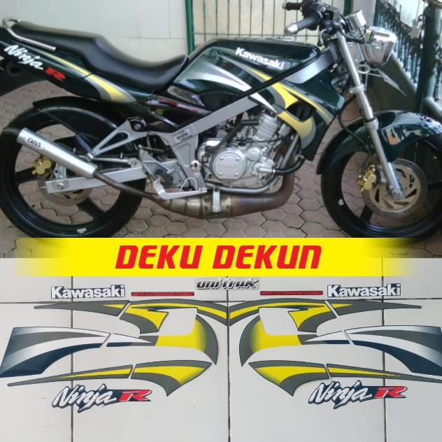 SALE Striping Stiker Ninja R Kiss Hijau Botol 2003 Termurah