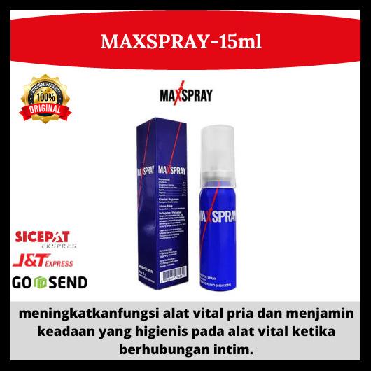 100% AMAN MAXSPRAY - STAMINA PRIA DEWASA/PRIVASI TERJAMIN/COD PRIVASI 