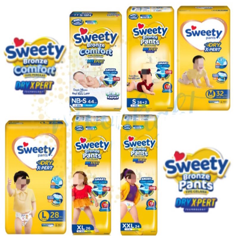 Aneka pempres/popok sekali pakai/sweety/baby happy
