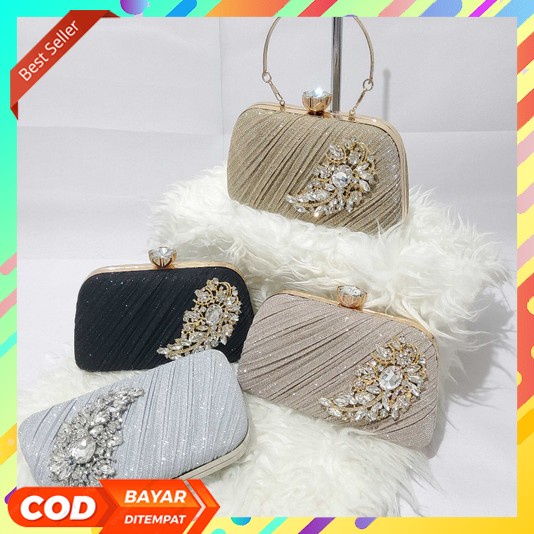 Tas Pesta Wanita 2023 t Kondangan Mewah Terbaru Handbag Ibu Mini Pouch Makeup Clucht Remaja Kecil Ko