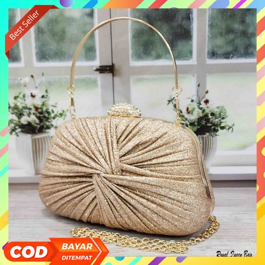 Tas Pesta Wanita 2023 t Kondangan Mewah Terbaru Handbag Ibu Mini Pouch Makeup Clucht Remaja Kecil Ko