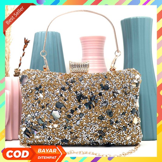 Tas Pesta Wanita 2023 t Kondangan Mewah Terbaru Handbag Ibu Mini Pouch Makeup Clucht Remaja Kecil Ko