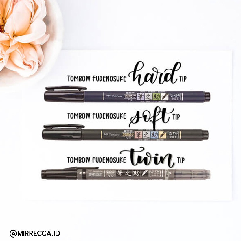 

Murah.. TOMBOW FUDENOSUKE BRUSH PEN SOFT HARD TWIN TIP (kaligrafi calligraphy / writing lettering) IMJ