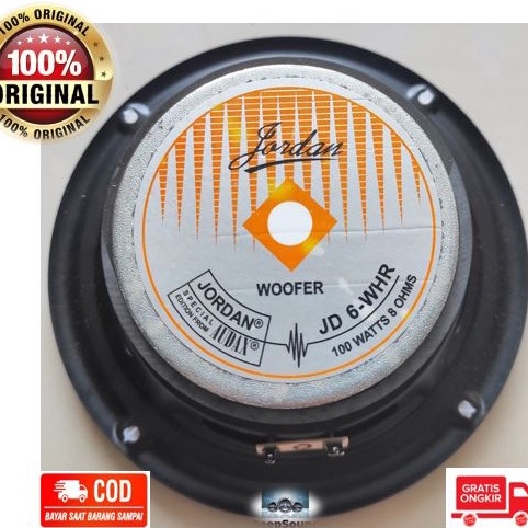 WDR037 AUDAX Speaker 6 Inch AUDAX JORDAN JD 6 WHR 100 Watt Woofer ORIGINAL ||