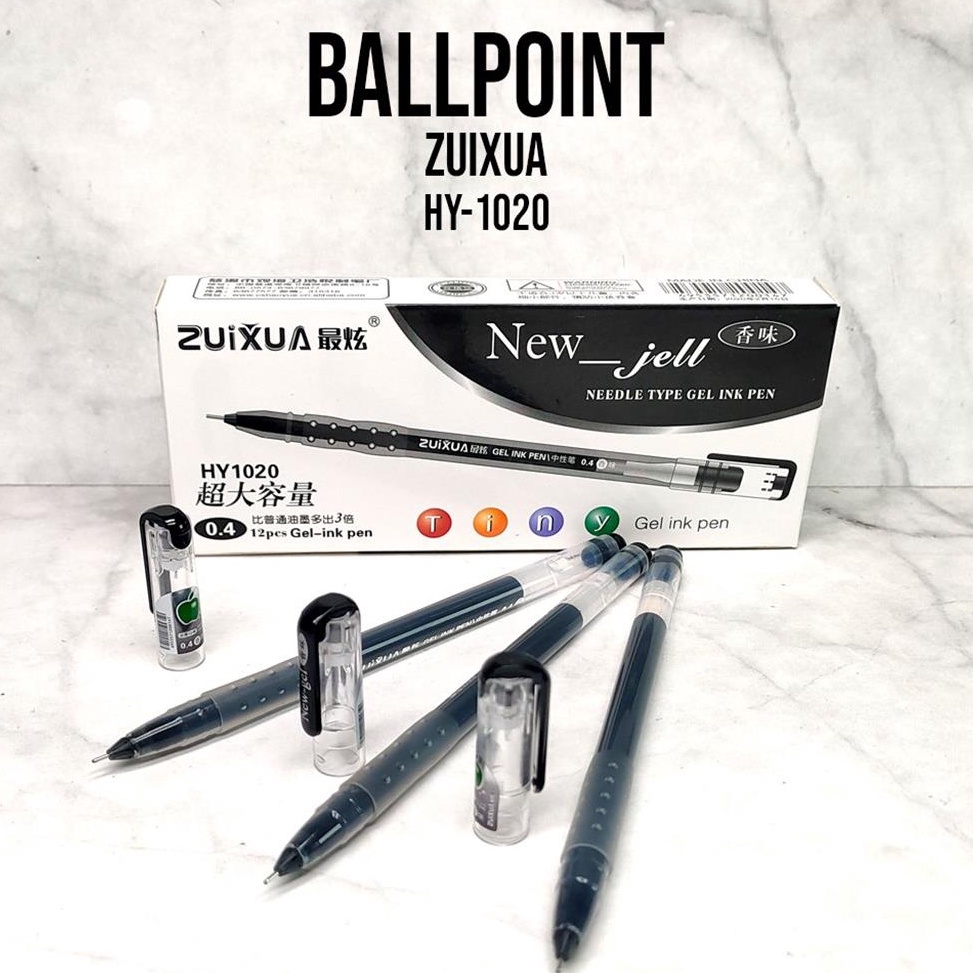 

[CODE BARANG 520WYO] Pulpen / 12pcs pulpen gel office / ballpoint / Pulpen gel ZUIHUA HY1020 Harga pas