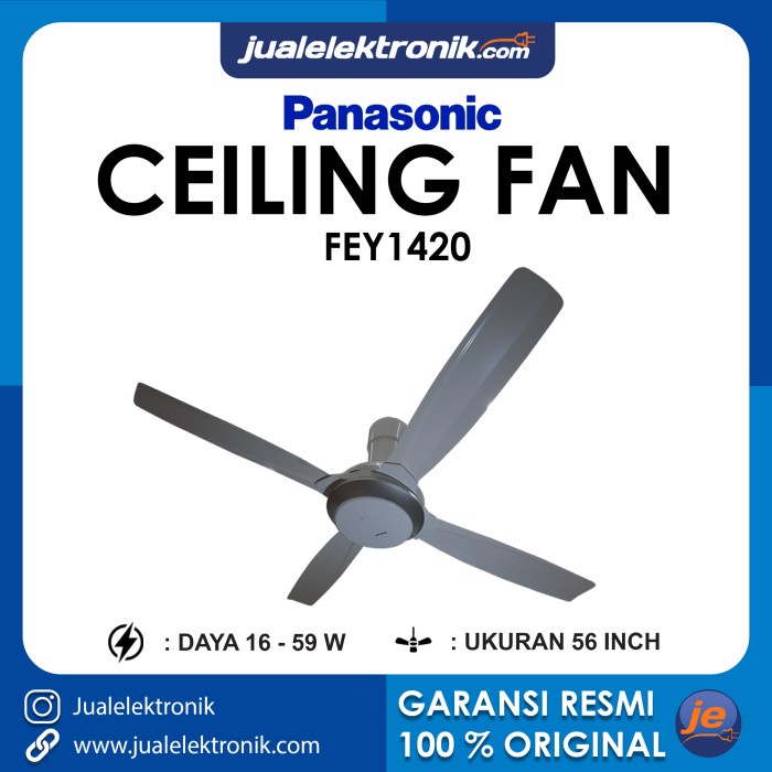 Terlaris Infan Panasonic Fey1420 Ceiling Fan 56 Inch 4 Blade