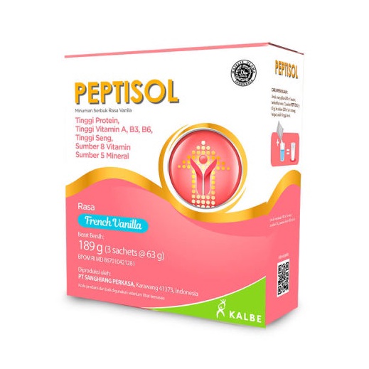 Now Mall Peptisol  Vanila Coklat 189 gr - Susu nutrisi tinggi protein - ibu hamil pasca operasi Must