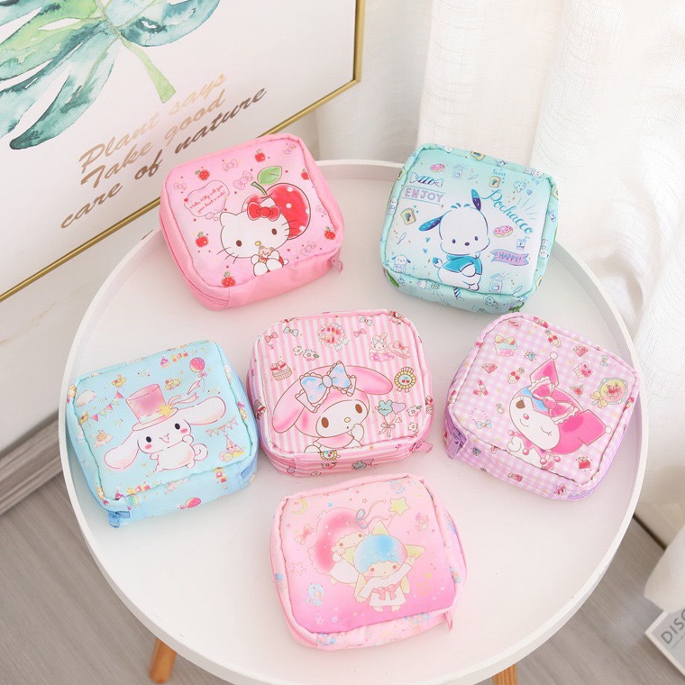 code2i2Hw NAOMI - Premium Azhora Pouch Bag Import Tas Make Up Organizer Bag Cute Simple Tas Kosmetik