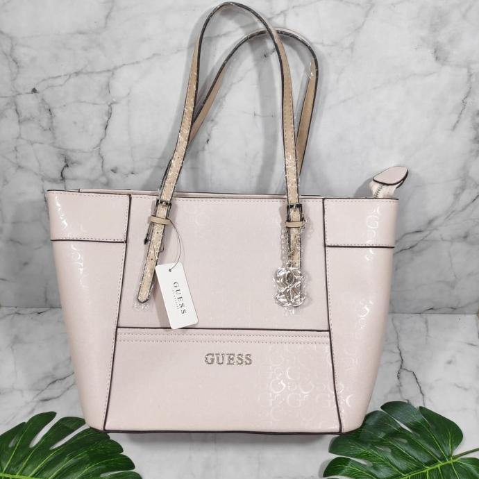 Tas Wanita Guess Delaney Tote Bag Original GUESS