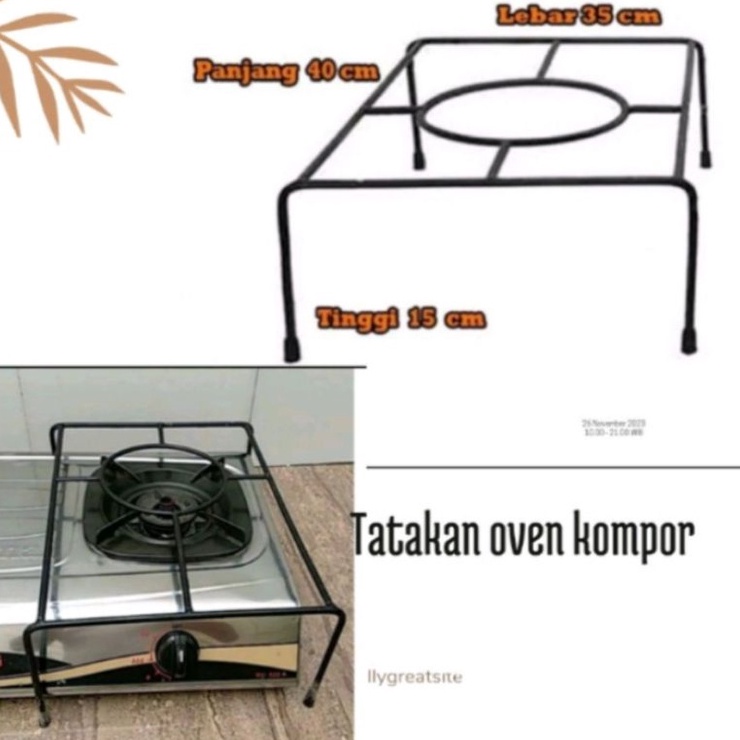 WER-74 tatakan oven kompor/ tangkringan oven / alas oven kompor 174