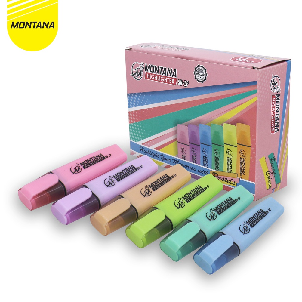 

Spesial Ramadhan MurahMurahATK Highlighter / Penanda Berwarna / Color Pastel SH-1P -Box 262
