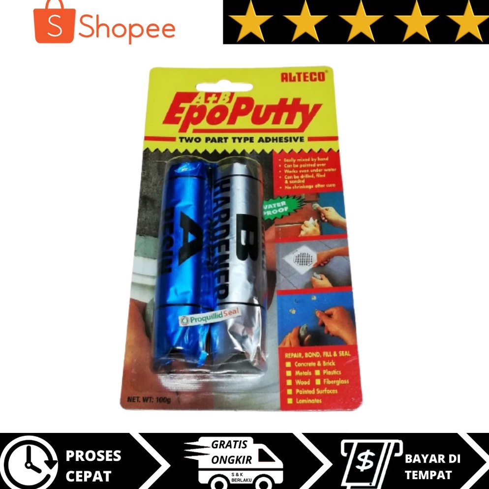 

KRXM4281 Lem Epo Putty Alteco / Epo Putty / Lem porting 100 gram