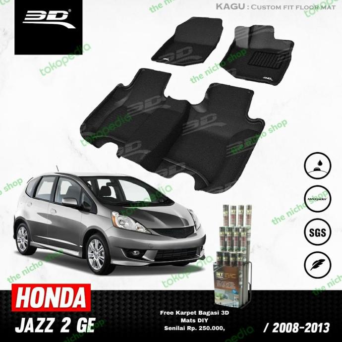 Karpet Mobil 3D KAGUMAT Honda Jazz 2010-Ge8