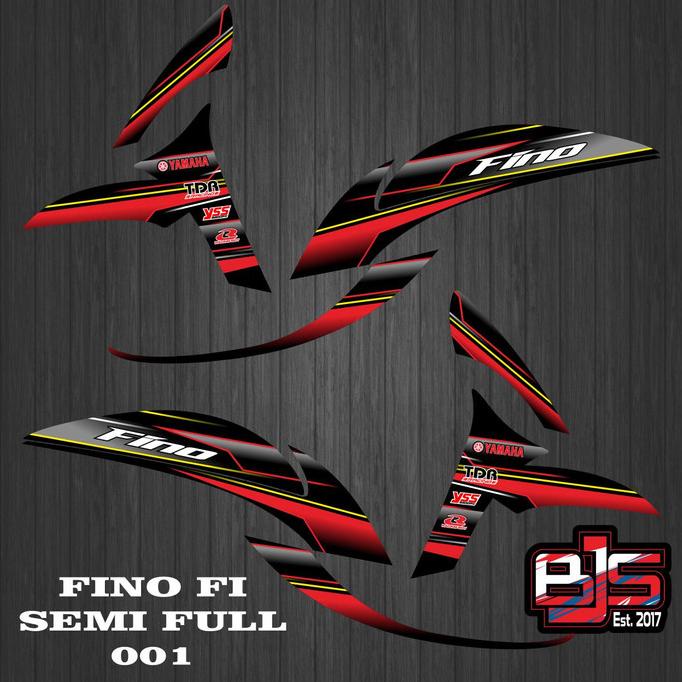 SALE stiker striping list motor fino fi semi full 001 Termurah