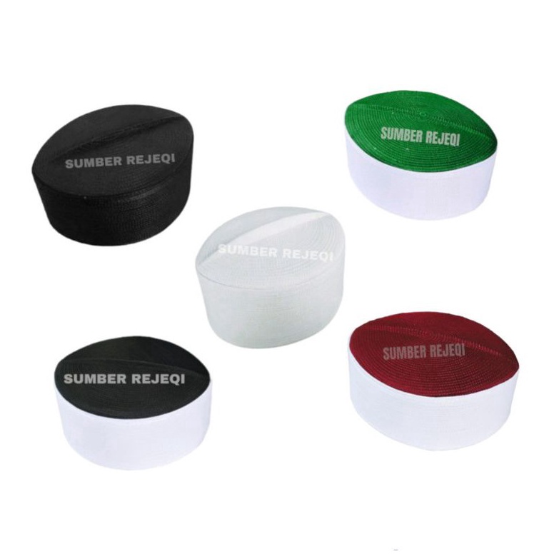 Super Larisg5G0s Peci Haji PECI PUTIH Songkok haji kopiyah haji KALBUT PUTIH TINGGI 8CM  no 1-10 Pec