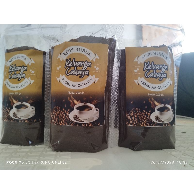 

kopi bubuk KELUARGA CAHAYA