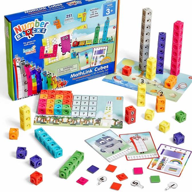 Hand2mind Mathlink Cubes Numberblocks 1-10 Activity Set