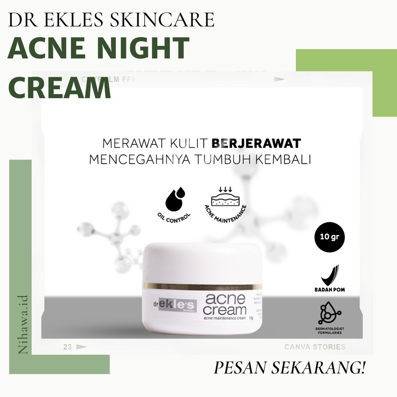 dr Ekles Skincare Acne Cream