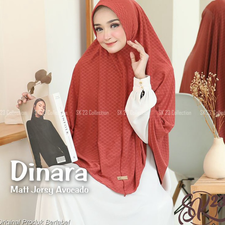 ✴TERLARIS✴ Hijab Jumbo Instan DINARA ORI SK23 COLLECTION