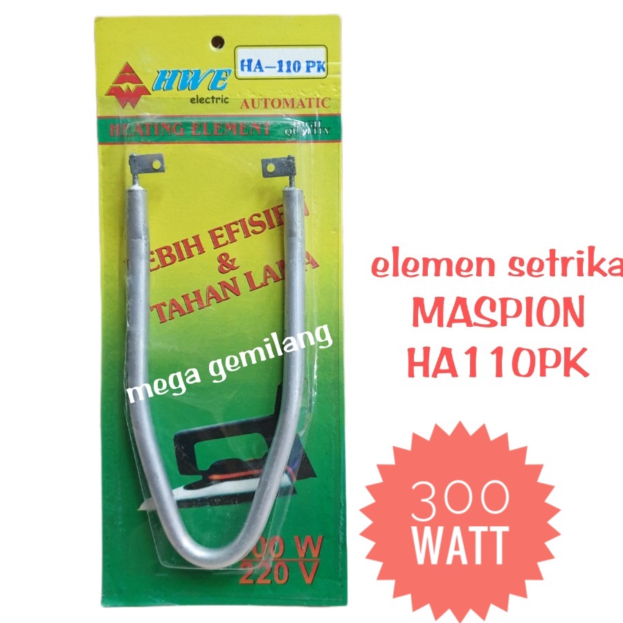 Kirim Langsung Elemen pemanas / elemen setrika / gosokan maspion Terlaku.
