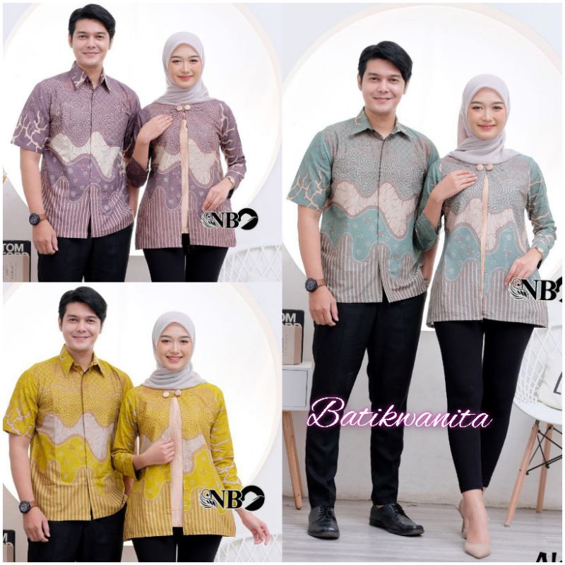 Batik Couple Modern Terbaru Batik Kantor Batik Seragam