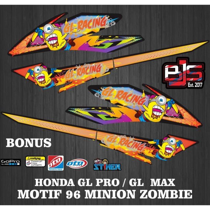 SALE STIKER DECAL STRIPING gl pro 96 minion zombie Termurah
