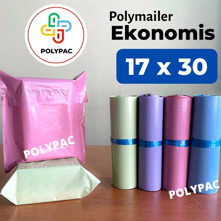 

Diskon Heboh Polymailer Warna Ekonomis [17x30] isi 100 pcs - Polymailer Lem Warna Pastel