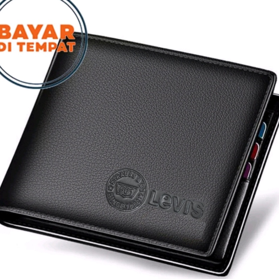Id3j3Ix 8.8 Fashion Sale Produk Baru - Dompet Pria Logo Embos LV5000 Model Lipat 2 ukuran 5inch Domp