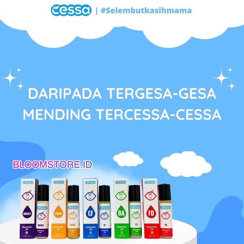 Ready StockQ6c6B CESSA Baby Oil Natural Essensial Essential Roll On Rollon Oil Bayi 0-3 0 - 3 Tahun 