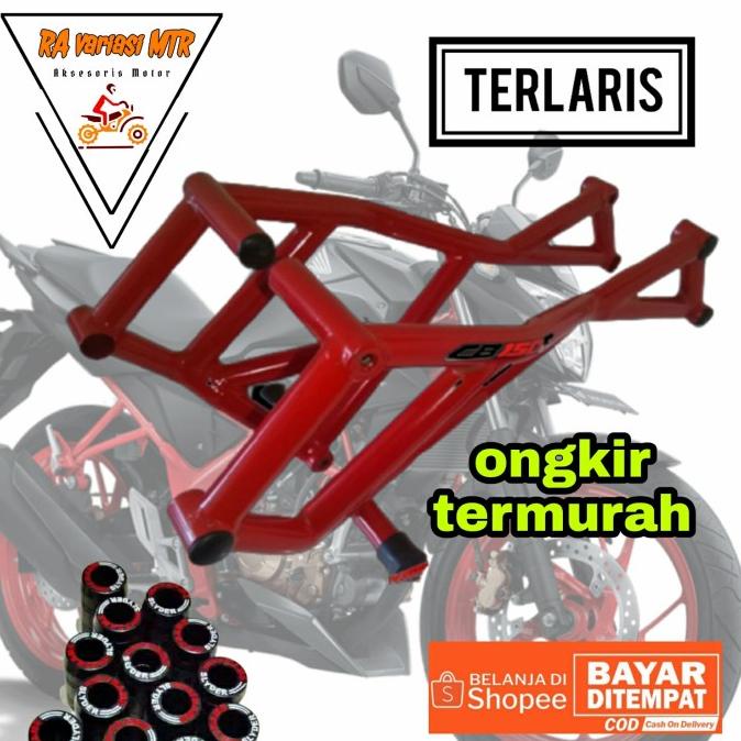 SALE Tubular CB150R old & New crashbar CB 150 v2 v3 slider body protector Termurah