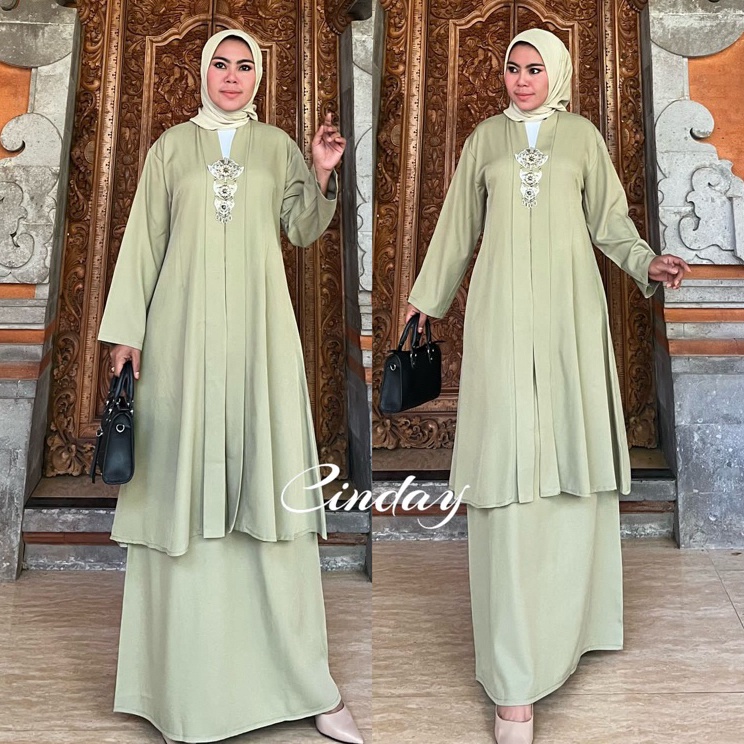 Buruan BeliM2y2X GAMIS SETELAN ROK CINDAY MIRA JAYA ORIGINAL