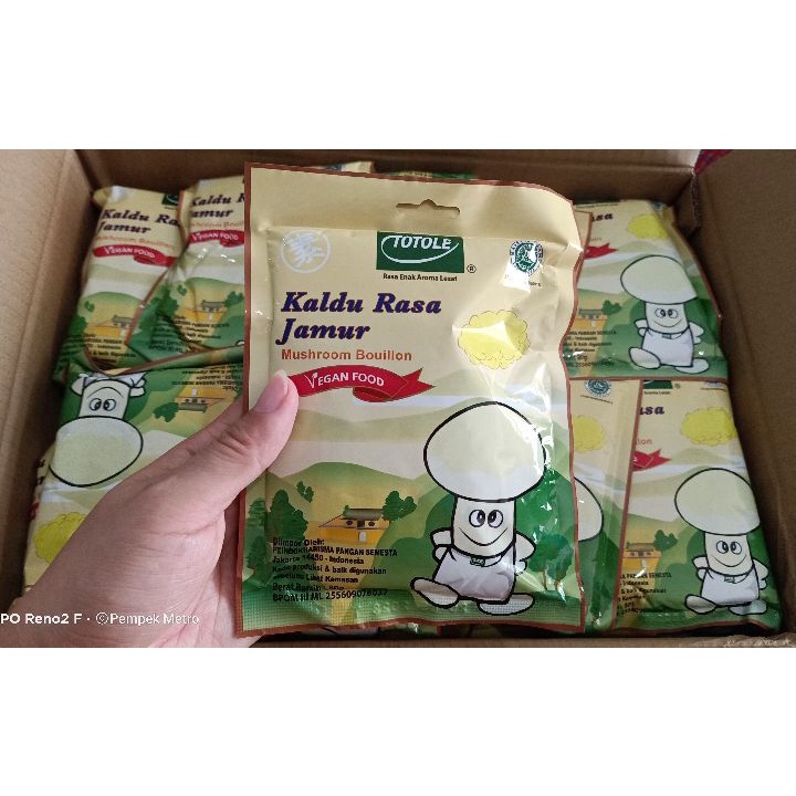 

➙➼✦❃ TOTOLE KALDU JAMUR / VEGAN FOOD MUSHROOM 80GR Terlaku.