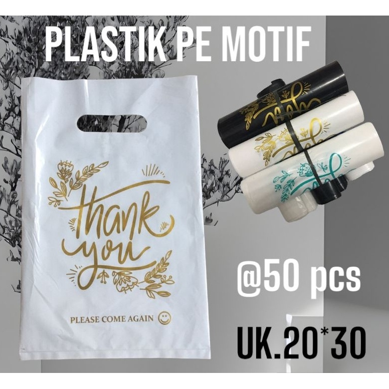 

BLKJ-76 kantongplastikpemotifthankyouUk20x30(isi50)kantongolshopkantonghijabkantongpakaiankantongskincare Super Murah