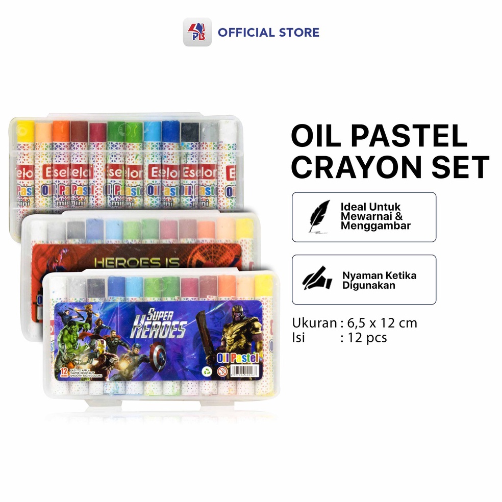 

Crayon / Crayon Set / Crayon Anak / Crayon Eselon 12 Macam Warna dan Karakter Lucu hj9iz