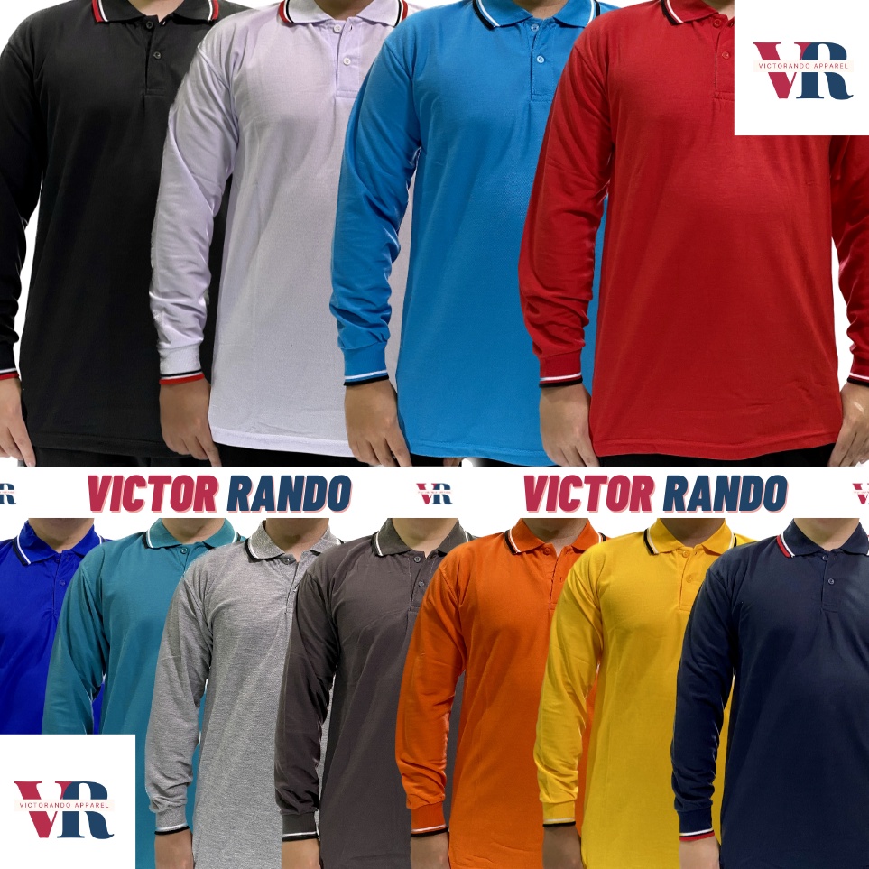 Idx4X8j KAOS POLO PANJANG/KAOS KERAH LENGAN PANJANG (A)