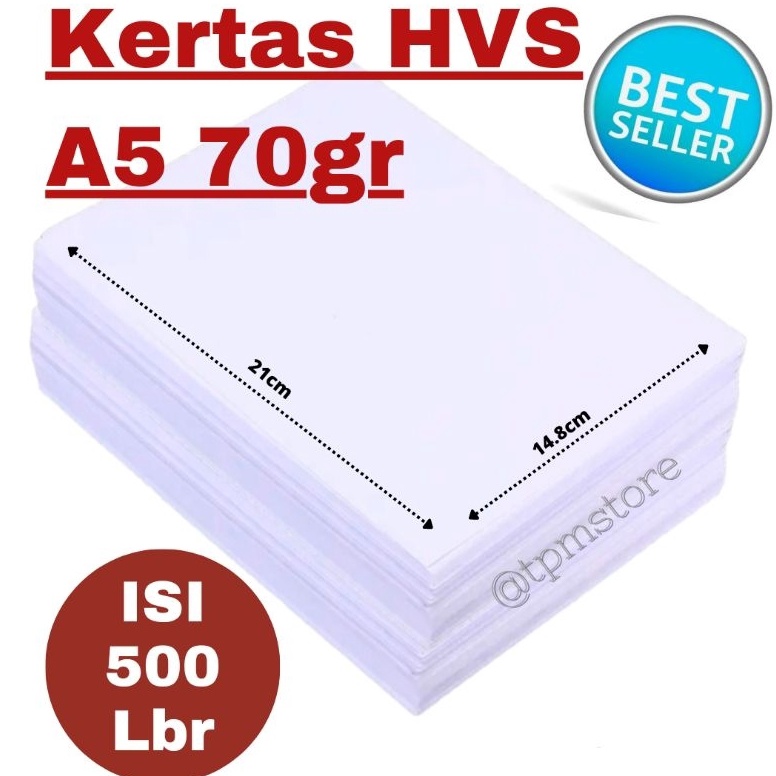

iqss -68 Kertas HVS A5 70 Gr (Putih) / Harga 1 Rim (500 Lembar) P0K