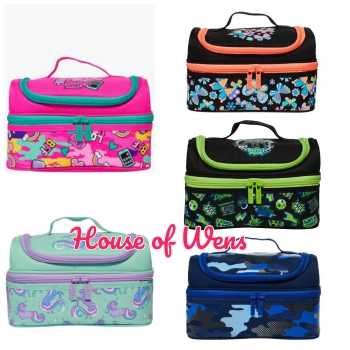 SMIGGLE DASH DOUBLE DECKER LUNCHBOX ORIGINAL - TAS BEKAL SMIGGLE