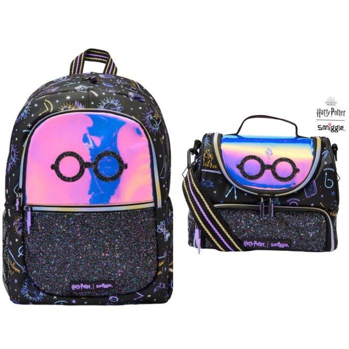 Smiggle Backpack + Lunchbox Bag Tas + Tas Bekal Harry Potter Original