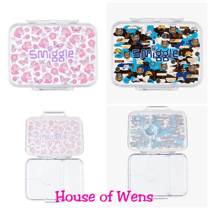 SMIGGLE MEDIUM SEE HEY BENTO LUNCHBOX ORIGINAL - KOTAK MAKAN SMIGGLE