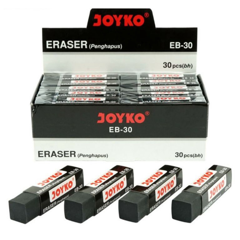 

Penghapus Pensil Joyko Tanggung EB-30/ER-30W/EB30CO Grosir 30 Pcs 56