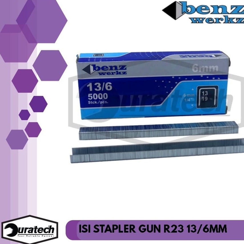 

[PROMO AMB4] Isi Staples 13/6 (6mm) tem bakan tangan R23 / isi Gun tacker R23 Benz Werkz dan Kodenki isi staples tembak R23 manual 13/6mm anak hekter stapler gun - Anak staples gun R23 untuk job motor multi furniture mebel Kodenki Isi staples tembak R23 m