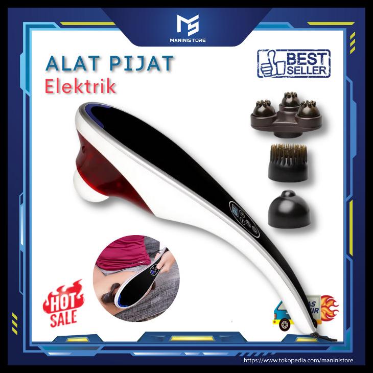 100% AMAN ALAT PIJAT PUNGGUNG PUNDAK BAHU LEHER ELEKTRIK GETAR PRIA WANITA GETAR PRIVASI 