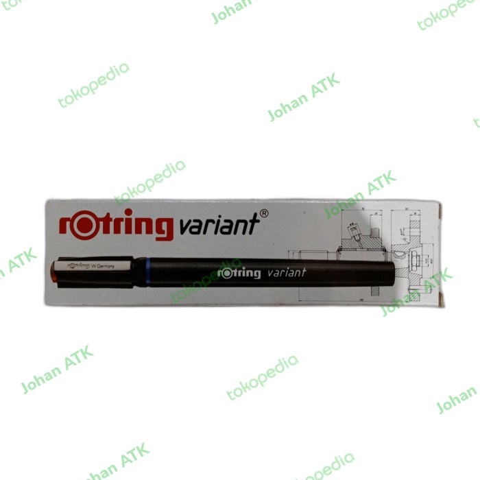 ROTRING PEN VARIANT BLACK 0.5MM / PEN ROTRING