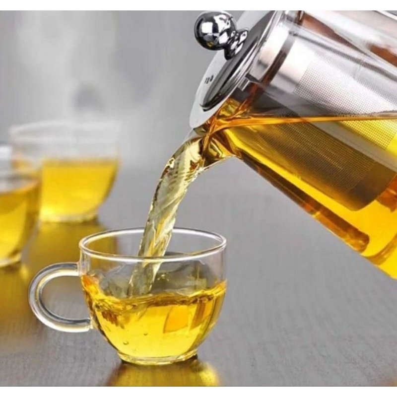 Kj - Pitcher 750Ml / Teko Kaca / Teko Tahan Panas / Pitcher Air Panas