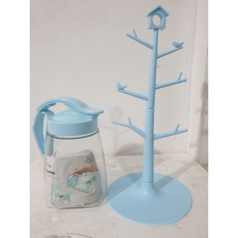 Teko Kaca Set Gelas
