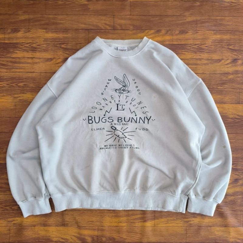 CREWNECK LOONEY TUNES BUGS BUNNY ORIGINAL SWEATER oversized