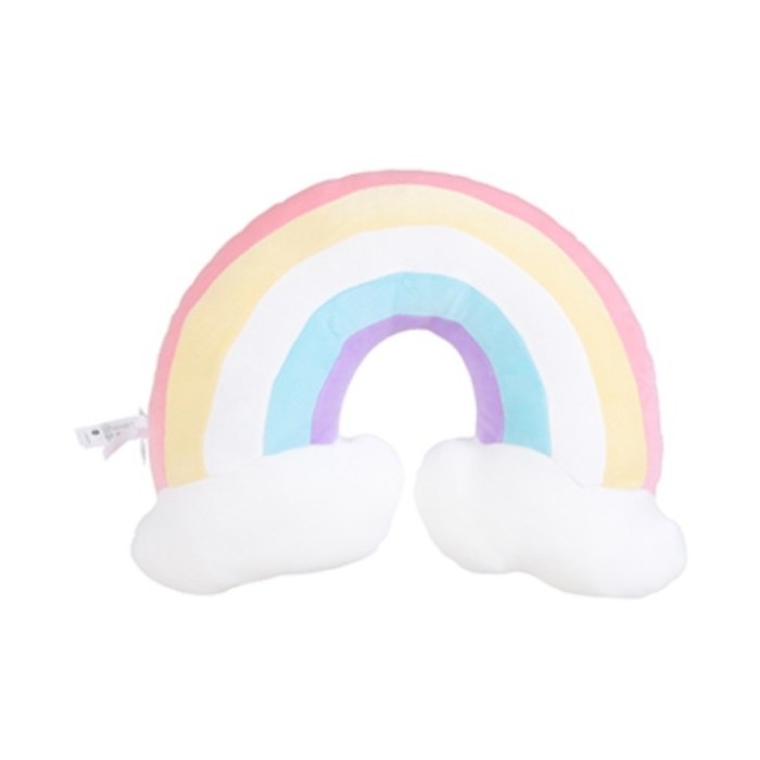 Bantal Leher Bentuk Pelangi - MINISO Summer Rainbow Series Plus Pillow