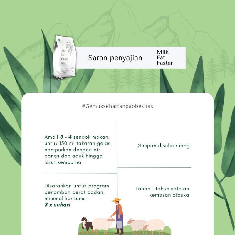 

Susu Kambing Etawa Bubuk Ggemuk,Ambah Berat Badan 500 Gr Terlaris Terviral